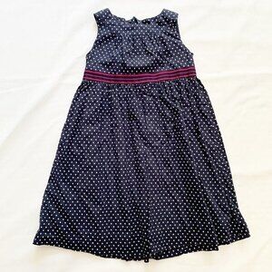 5/$25 BabyGap blue polka dot swing dress